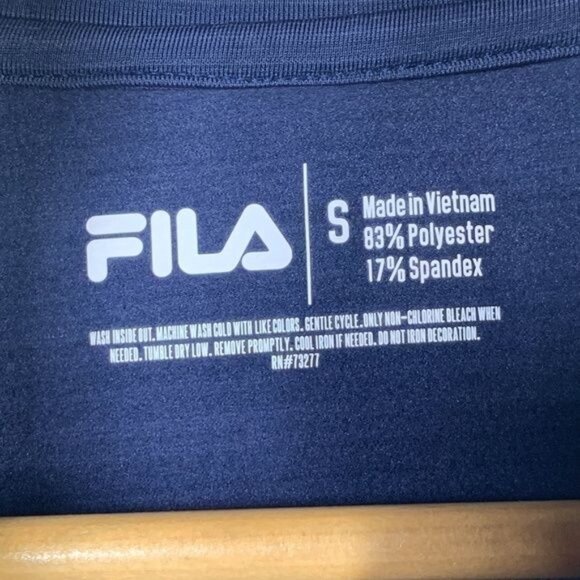 Fila Women’s Small Navy 1/4 Zip Pullover Activewear Running Workout Top - Picture 11 of 11